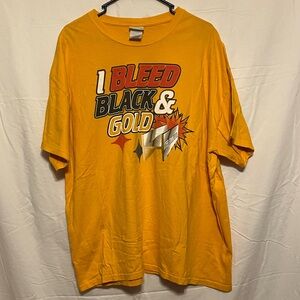 Steelers "I Bleed Black & Gold" T-Shirt - Size XXL